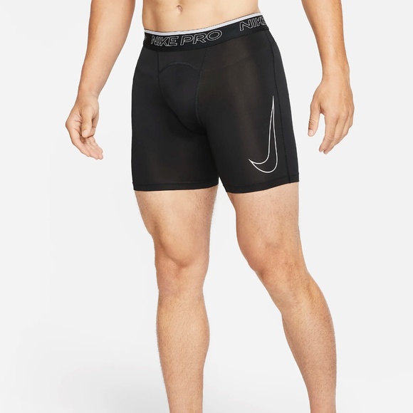NWT Nike Pro Dri-FIT Men’s Small Black Shorts - Picture 1 of 8